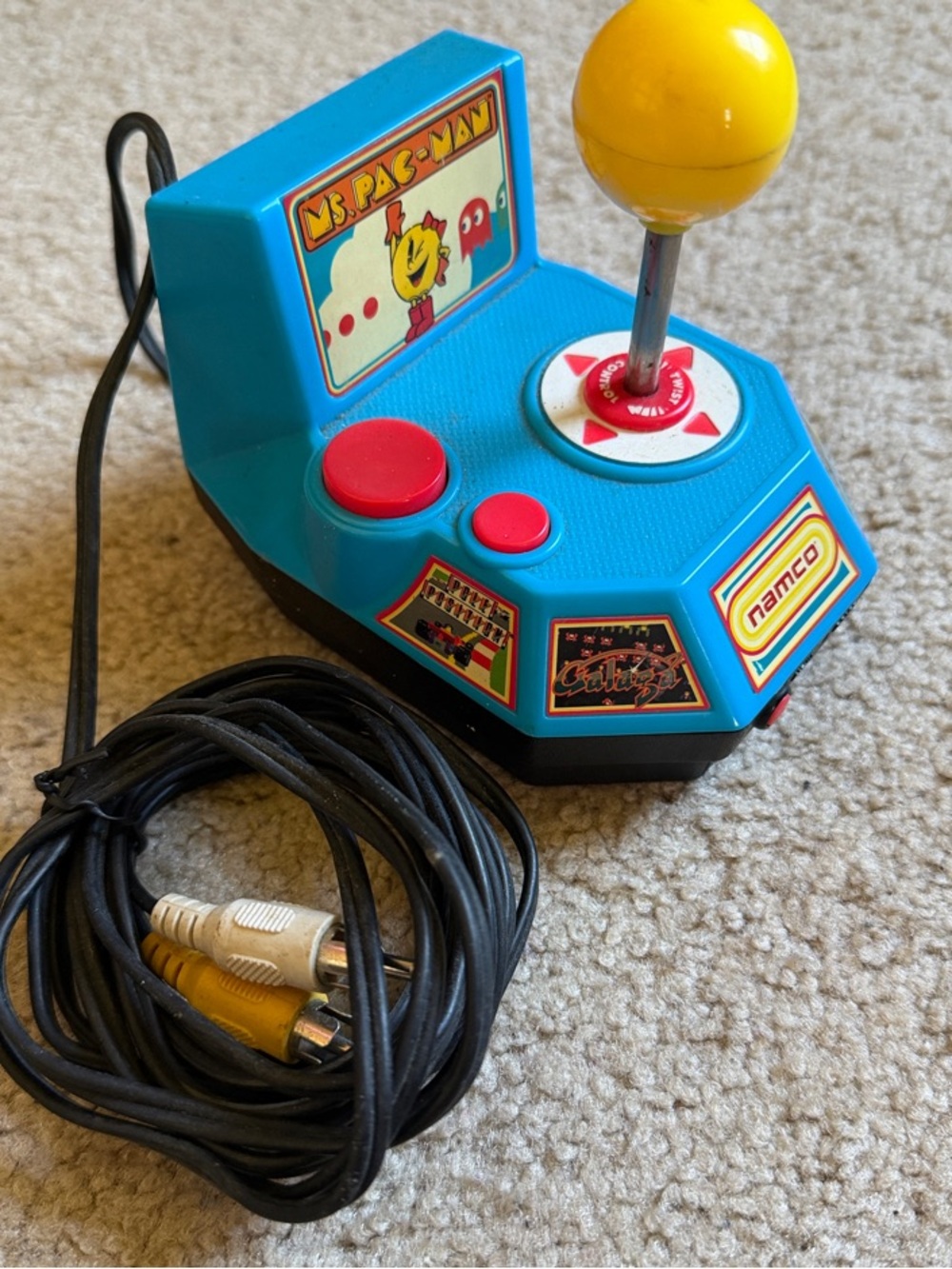 Namco Ms PacMan Arcade Joystick Retro Gaming Controller Vintage